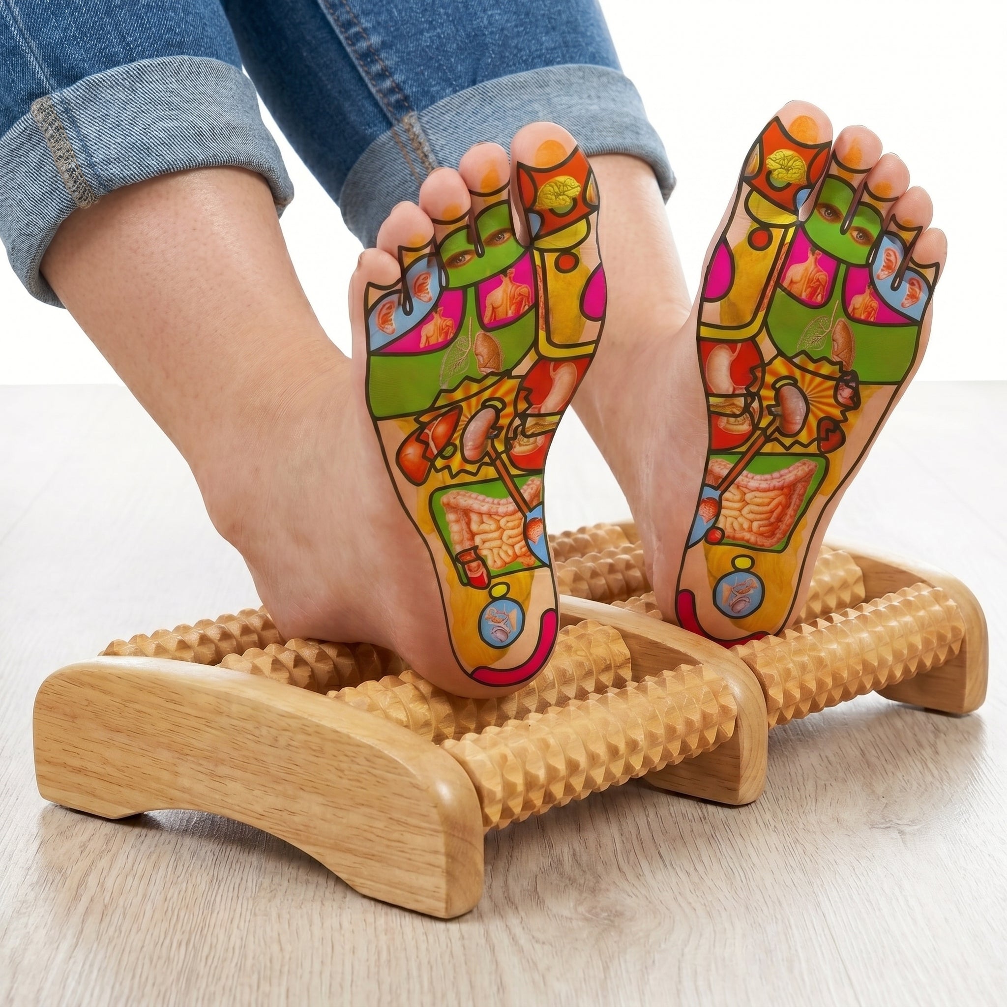 Wooden Foot Massager